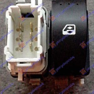 PREKIDAC U PREDNJIM/ZADNJIM VRATIMA (1 TASTER) (BELI KONEKTOR) (6 PIN) - RENAULT MEGANE SDN-H/B-L/B 2002-2005 (LM0/LM1)