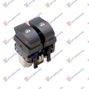 PREKIDAC U PREDNJIM VRATIMA (2 TASTERA) (SIVI KONEKTOR) (AUTO) (10 PIN) - RENAULT MEGANE SDN-H/B-L/B 2005-2008 (LM0/LM1)