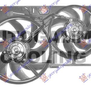 VENTILATOR (DUPLI) KOMPLET (BENZIN/DIZEL) - FIAT SCUDO 2004-2007 (220)