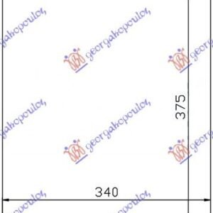 HLADNJAK MOTORA 1.4 HDi (37.4x32.6x16) - TOYOTA AYGO 2006-2012 (B1)