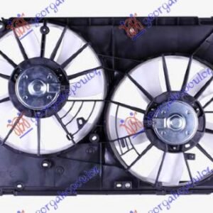 VENTILATOR HLADNJAKA I KLIME (DUPLI) KOMPLET (BENZIN) - TOYOTA RAV 4 2005-2010 (A3)