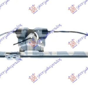 PODIZAC PREDNJEG PROZORA ELEKTRICNI (BEZ MOTORA) - OPEL VIVARO 2002-2006 (X83)