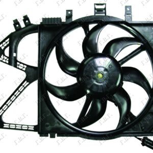 VENTILATOR KOMPLET (390mm) (4 PIN) - OPEL COMBO 2000-2012 (TF0/TF1)