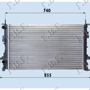 HLADNJAK MOTORA ZA SVE MODELE BENZIN/DIZEL (+/-AC) (69x42) -07 - RENAULT ESPACE 2003-2012 (JKO/JK1)
