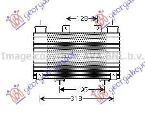 HLADNJAK INTERKULERA 2.5-3.0 TDCi (245x198) - FORD RANGER 2006-2009 (ER/EQ/R/ET)