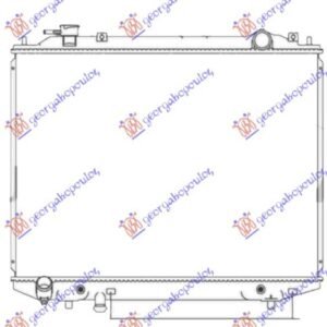 HLADNJAK MOTORA 2.5/3.0 TDCi DIZEL (AUTO) (450x635) (KOYO) - FORD RANGER 2006-2009 (ER/EQ/R/ET)