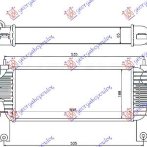 029606310.jpg HLADNJAK MOTORA 2.5 TD (AUTO) (600x685x32) - NISSAN PATHFINDER 2006-2013 (R51)