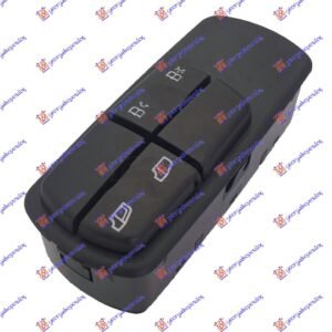 PREKIDAC U PREDNJIM VRATIMA (4 TASTERA) (13 PIN) - MERCEDES ATEGO 1997- (C236/A236)