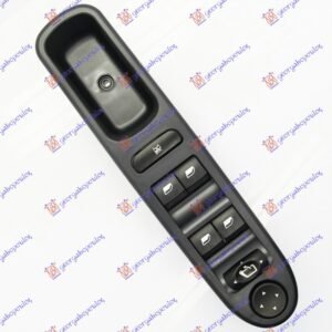PREKIDAC U PREDNJIM VRATIMA (4 TASTERA) (9 PIN) - PEUGEOT 307 2001-2005 (3A/3C)