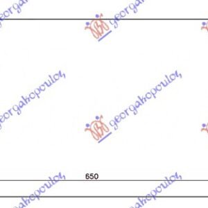 HLADNJAK MOTORA BENZIN-DIZEL (AUTO) (65x39.8) (VALEO) - MERCEDES VITO & VIANO 2004-2010 (W639)
