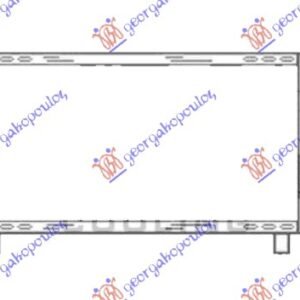 HLADNJAK INTERKULERA 1.2-1.4 TDi DIZEL (280x130x40) - AUDI A2 2000-2005 (8Z0)