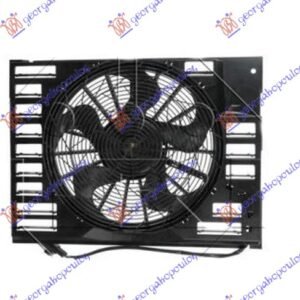 VENTILATOR KOMPLET (3.6/4.4/6.0 BENZIN) (400mm) (3 PIN) - BMW SERIES 7 2002-2008 (E65/E66)