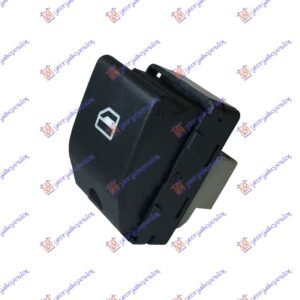 PREKIDAC U PREDNJIM VRATIMA (SIVI KONEKTOR) (AUTO) (4 PIN) - VW FOX 2005-2011 (5Z1/5Z3/5Z4/5Z5)