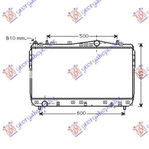 HLADNJAK MOTORA 1.4/1.6/1.8i 16V 2.0 TDCi (70x37) - CHEVROLET LACETTI 2003-