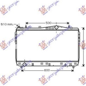 HLADNJAK MOTORA 1.4/1.6/1.8i 16V 2.0 TDCi (70x37) (KOYO) - CHEVROLET LACETTI 2003-