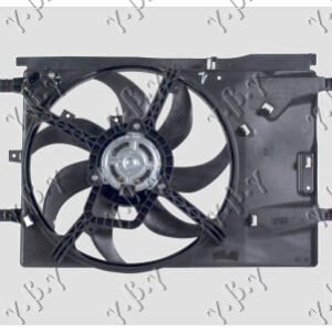 VENTILATOR KOMPLET (1.0/1.2/1.4 16V BENZIN) - OPEL CORSA D 2006-2015 (S07)