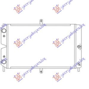 HLADNJAK MOTORA 1.1/1.3/1.5CC (48x32) - LADA SAMARA 1986-2006 (2108/2109/2113/2114)