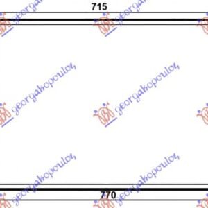 HLADNJAK INTERKULERA 1.8 Tbi-1.9-2.4 JTDM (60x41) - ALFA ROMEO BRERA 2006-2010 (939)