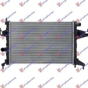 HLADNJAK MOTORA 1.4/1.8 (MAN) (+/-AC) (54x38) DIJAGONALNO - OPEL CORSA C 2000-2006 (X01)