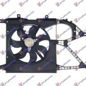 VENTILATOR HLADNJAKA KOMPLET (1.0cc BENZIN) (-AC) (28cm) - OPEL CORSA C 2000-2006 (X01)