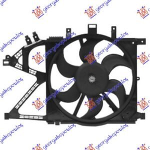 VENTILATOR KOMPLET (390mm) (3 PIN) - OPEL CORSA C 2000-2006 (X01)