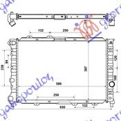 HLADNJAK MOTORA 1.9 JTD 2.4 JTD (58x39.5x24) - ALFA ROMEO 156 2003-2005 (932)