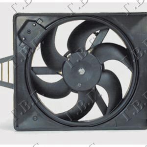 VENTILATOR KOMPLET (1.6/1.8/2.0 BENZIN) (-AC) - ALFA ROMEO 156 2003-2005 (932)