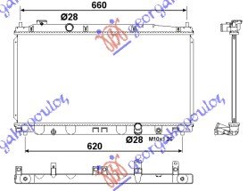 HLADNJAK MOTORA DIZEL (MAN) (35x65x16) - HONDA JAZZ 2008-2011 (GE/GG/GPZA)