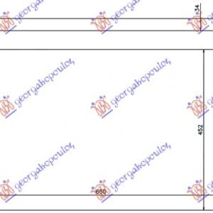 HLADNJAK MOTORA 1.4/2.0 Tsi-TFSi - 2.0 TDi (65x45) - VW TIGUAN 2007-2011 (5N)