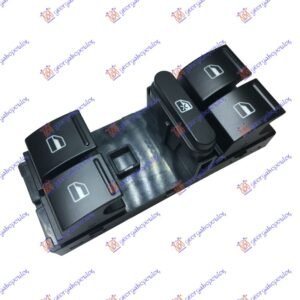 PREKIDAC U PREDNJIM VRATIMA (4 TASTERA) (10 PIN) - VW GOLF V 2004-2008 (1K1)