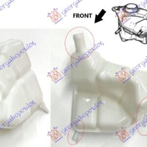 POSUDA ZA ANTIFRIZ (2 IZLAZNE CEVI NAPRED 1 POZADI) - FORD FIESTA 2002-2008 (JA/JB)