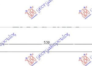 HLADNJAK INTERKULERA 1.5 dCi DIZEL (530x100x40) - DACIA LOGAN-MCV/P.UP/VAN I 2005-2012 (KS/LS/US)