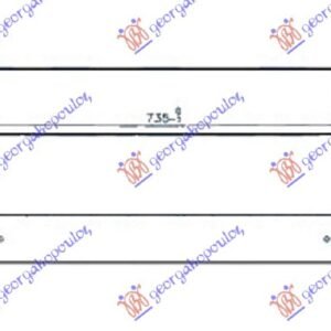 HLADNJAK INTERKULERA 2.0 BlueHdI DIZEL (730x100x80) - CITROEN JUMPER III 2014-