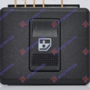 PREKIDAC U PREDNJIM VRATIMA (5 PIN) - FIAT UNO 1983-1989 (146/158)