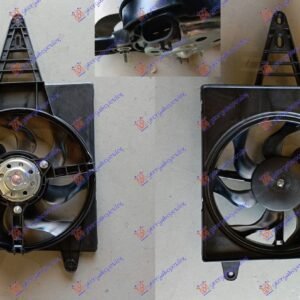 VENTILATOR KOMPLET (1.4/1.6/1.8/2.0 BENZIN) (+AC) - FIAT TIPO 1988-1993 (160)