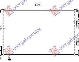 HLADNJAK MOTORA 1.6/2.0 DCi (+/-AC) (65x43x34) - RENAULT SCENIC/GRAND SCENIC 2009-2012 (JZ0/JZ1)