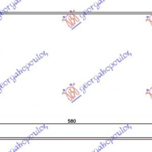 HLADNJAK MOTORA 1.3JTD (58x31x3.8) (MARELLI TIP) - FIAT PUNTO 2003-2011 (188)