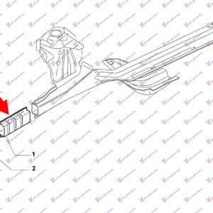 KRAK SASIJE PREDNJI - FIAT GRANDE PUNTO 2005-2012 (199)