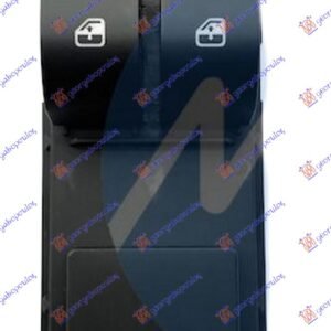 PREKIDAC U PREDNJIM VRATIMA (2 TASTERA) (PLAVI KONEKTOR) (9 PIN) - FIAT GRANDE PUNTO 2005-2012 (199)