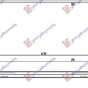 HLADNJAK MOTORA 1.6 8V/1.8 16V/2.0 (63x32) - SEAT IBIZA 1993-1995 (6K1)