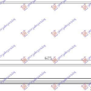 HLADNJAK MOTORA 1.6/1.8/2.0 BENZIN / 1.9 TD DIZEL (MAN) (630x380x34) - SEAT IBIZA 1993-1995 (6K1)