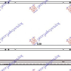 HLADNJAK MOTORA 1.6 8V/1.8 16V/2.0 (63x32) - SEAT INCA 1993-2003 (6K9)