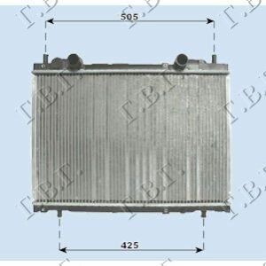 HLADNJAK MOTORA 1.8/2.0 (+AC) (37.5x56.3) (BEZ VENTILA) - FIAT MAREA 1996-2007 (185)