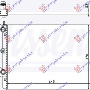 HLADNJAK MOTORA 2.3 i/16V (63.5x47) 00- - FORD GALAXY 1995-2006 (WGR)