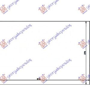 HLADNJAK MOTORA 1.1/1.4/1.6/1.8cc 8V (+/-AC) (61x37.8) - PEUGEOT PARTNER 1996-2002 (5/G)