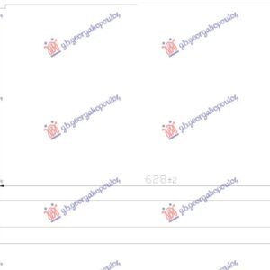 HLADNJAK MOTORA 1.0/1.4 BENZIN - 1.7 DIZEL (628x370) (MEHANICKI SPOJ) (NISSENS) - SEAT AROSA 1997-2000 (6H1)