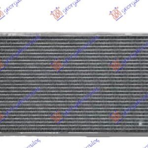 HLADNJAK MOTORA 1.1CC (45x28.5) (VALEO) - FIAT SEICENTO 1998-2001 (187)
