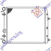 HLADNJAK MOTORA ZA SVE MODELE (-AC) (43x41) BEZ VENTILATORA - SKODA FABIA 1999-2007 (6Y2/6Y3/6Y5)
