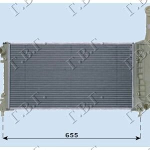 HLADNJAK MOTORA 1.4CC 16V (+/-AC) (58x30.8) (SA PRELIVNOM CEVI) - FIAT IDEA 2004-2010 (350)