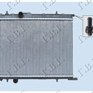 HLADNJAK MOTORA 1.4/1.6cc (+/-AC) (38x56x1.8) 02- - PEUGEOT PARTNER 2002-2008 (5/G)